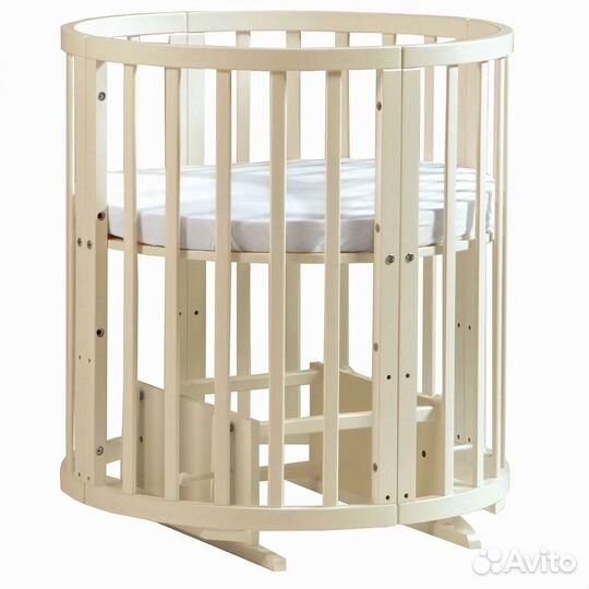 Детская кроватка трансформер с маятником
