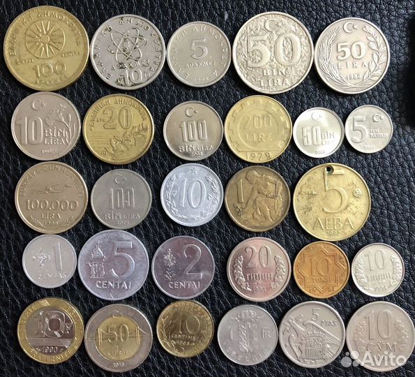 Набор иностранных монет