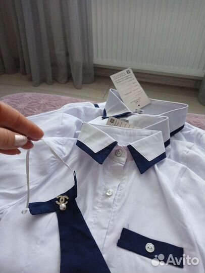 Рубашка белая для девочки