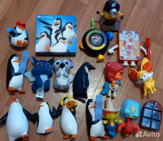 Фигурки из макдональдса, мягкие игрушки