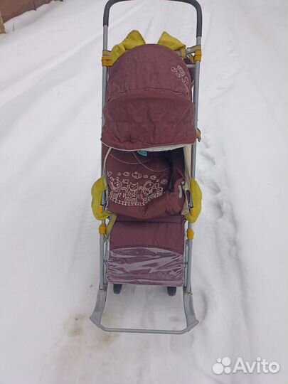 Коляска санки