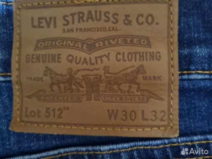 Мужские джинсы levis 512