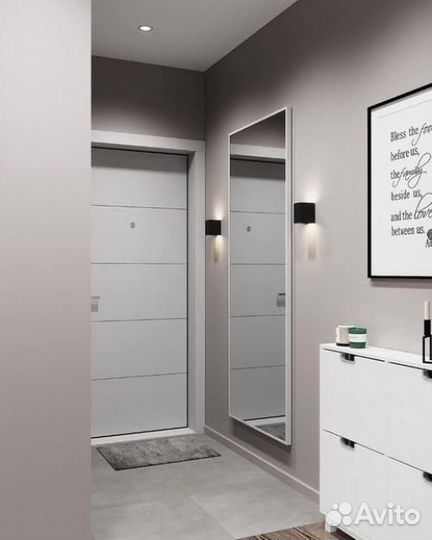 Зеркало напольное в раме