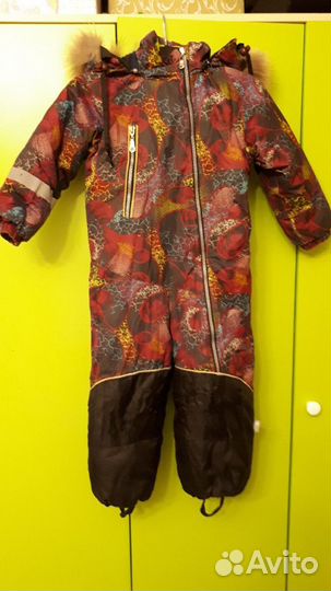 Зимний комбинезон, р.104-110 и краги
