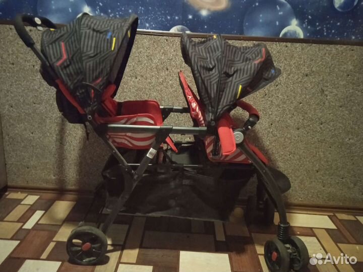 Коляска для двойни