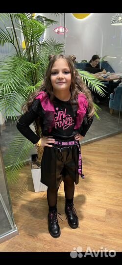 Кофта и кожаные шорты Noble People