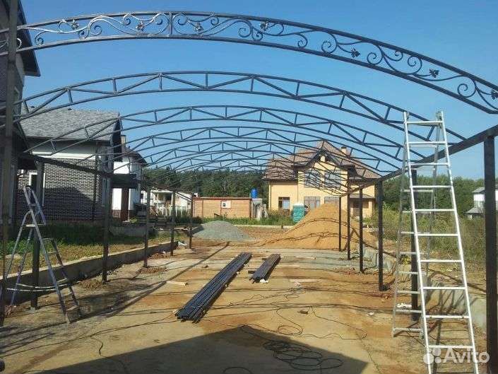 Готовые фермы для навеса