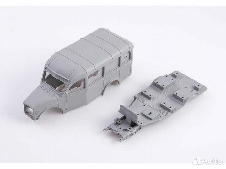 Кит-сборная модель Автобус Акз-51 (Газ-51) 1/43 AV