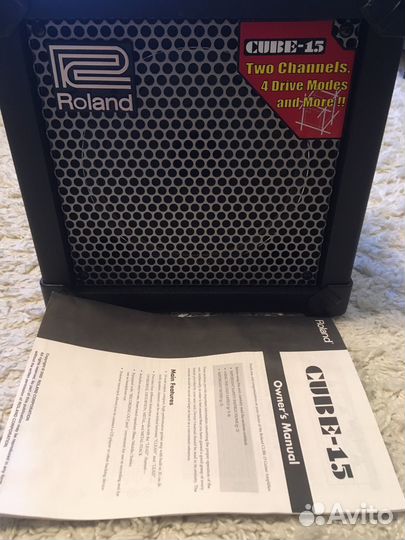 Гитарный комбоусилитель Roland cube 15 Новый
