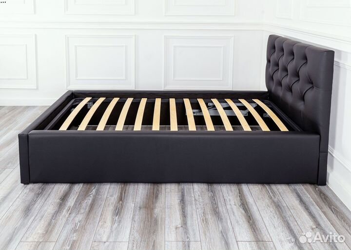 Кровать новая 90х200 Барселона черная