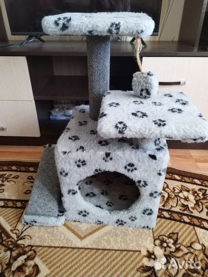 Домик для кошки с когтеточкой