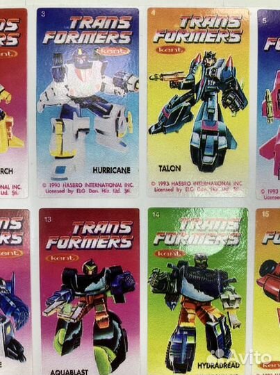 Наклейки Трансформеры Transformers из 90х