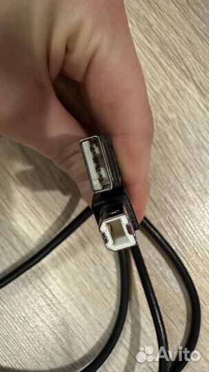 Кабель USB 2.0 Type-A - USB 2.0 Type-B. 2 метра