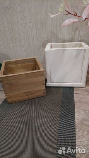 Ящики для цветов деревянные