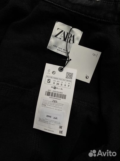 Новая Джинсовая куртка Zara размер S