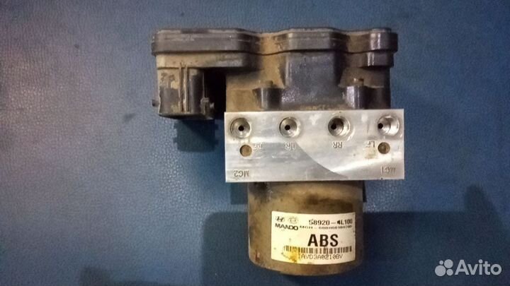 Блок abs hyundai solaris kia rio 3