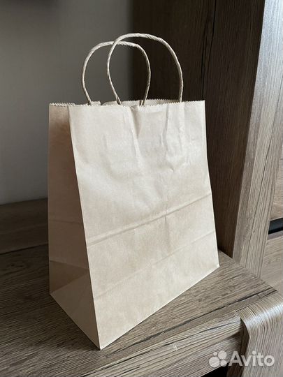 Крафт пакеты с ручками