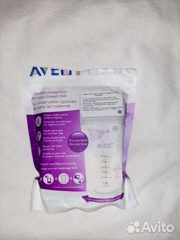 Пакет для хранения грудного молока Philips Avent