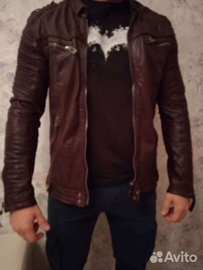 Кожаная куртка мужская оригинал