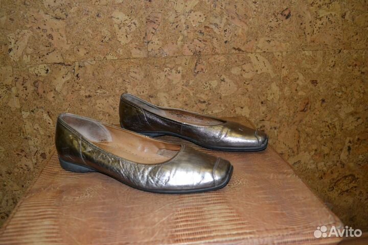 Балетки новые кожа р.41 bare traps