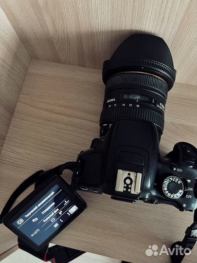 Фотоаппарат canon 650D + Sigma 10-20mm 1:4-5.6