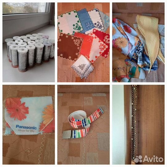 Люрикс для шитья, вышивки и платочки ручной работы