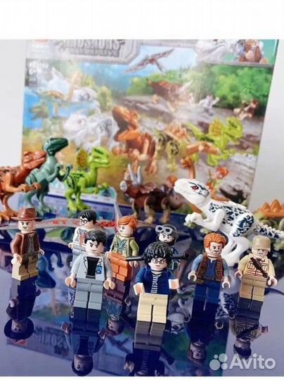 Новый конструктор динозавры юрского периода Lego
