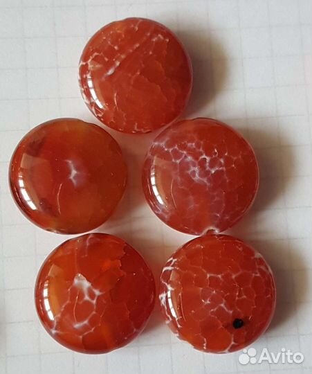 Бусины из натуральных камней Агат