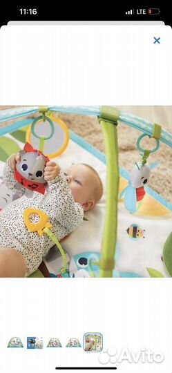 Коврик развивающий tiny love