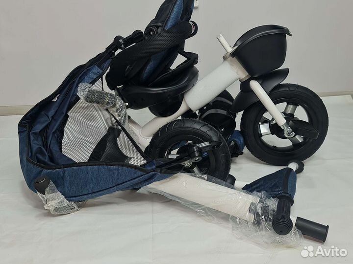 Велосипед складной с родительской ручкой