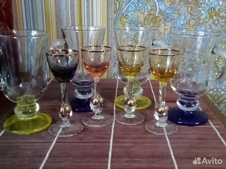 Графин ссср.Рюмки гдр