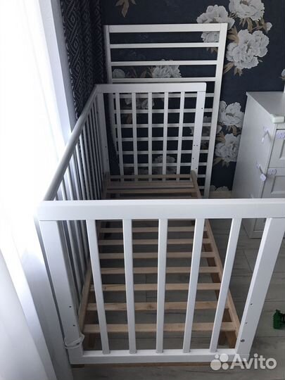 Детская кроватка happy baby mira