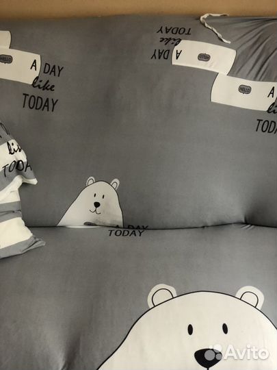 Чехол на диван, кресло и подушки