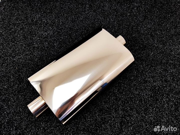 Универсальный глушитель 63мм резонатор 45см