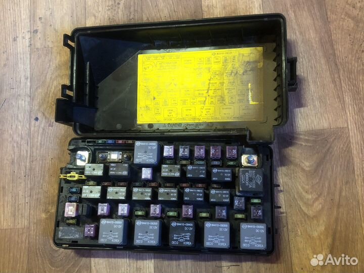 Блок предохранителей Ssang Kyron d20dt