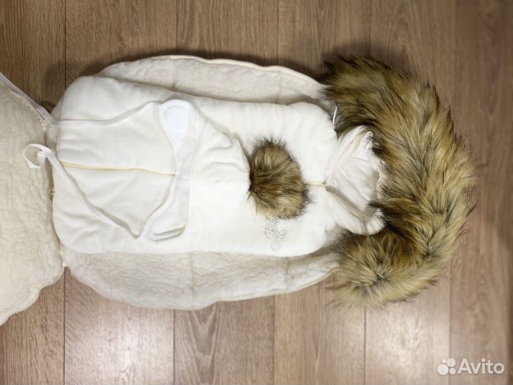 Зимний конверт на выписку