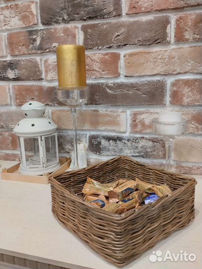 Корзина плетеная для конфет