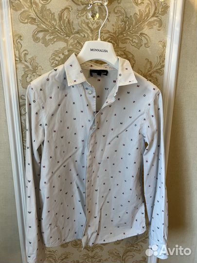 Рубашка школьная на мальчика 148, Armani