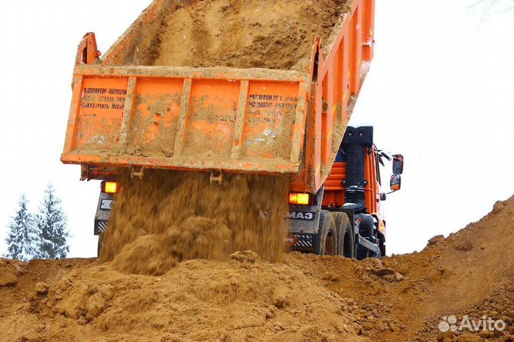 Земля для выравнивания участка