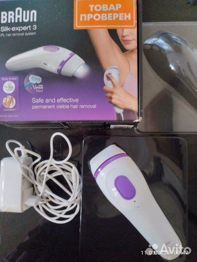 Фотоэпилятор braun silk expert 3