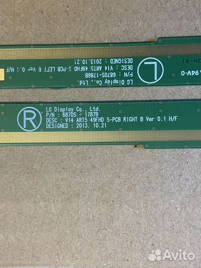 Lg 49lf640v планки матрицы