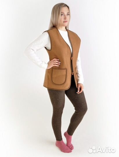 Жилет из верблюжьей шерсти тод оймс