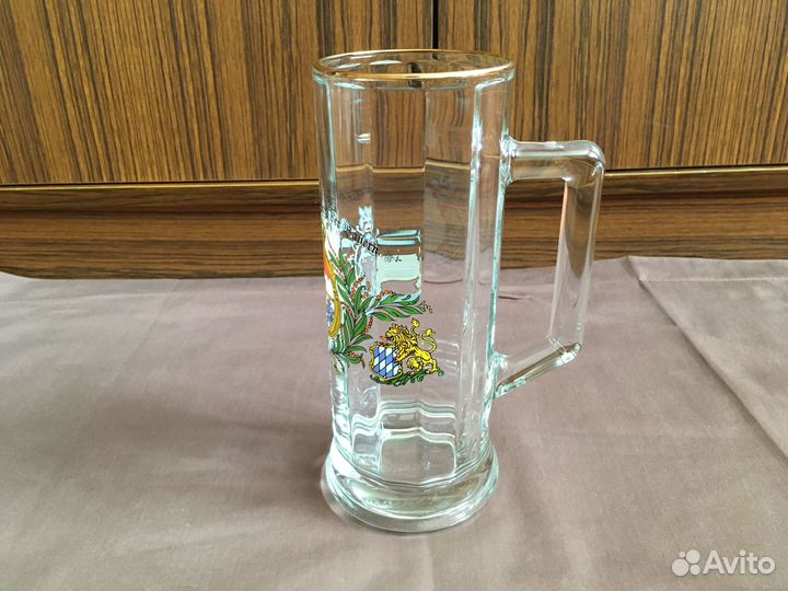 Стеклянная пивная кружка Бавария 500 мл