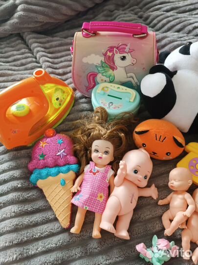 Игрушки пакетом для девочки
