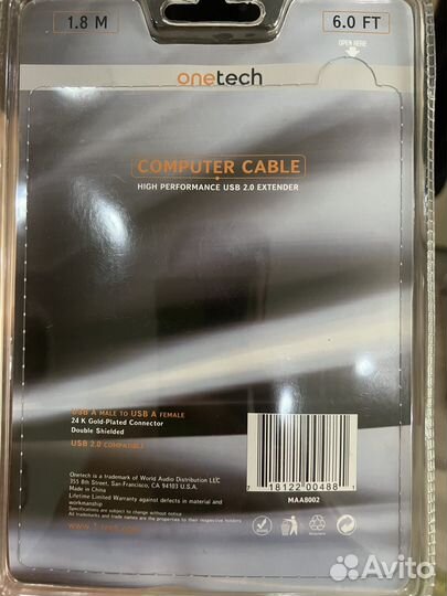 Компьютерный usb кабель onetech