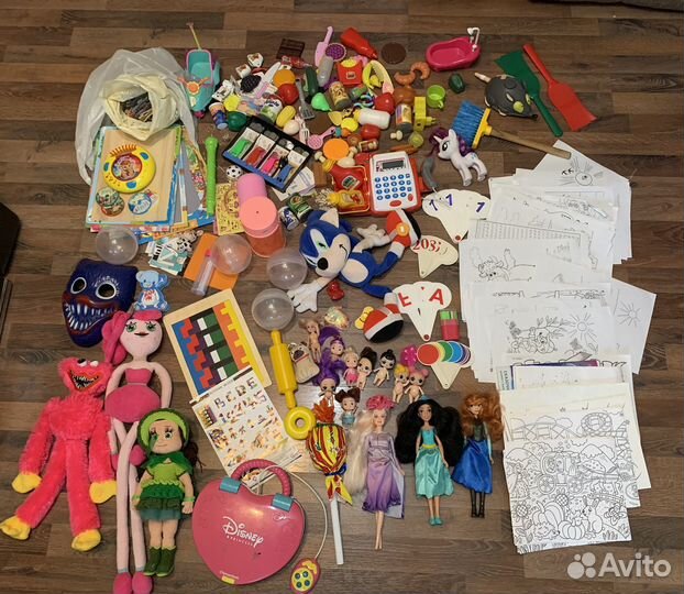 Игрушки пакетом для девочки