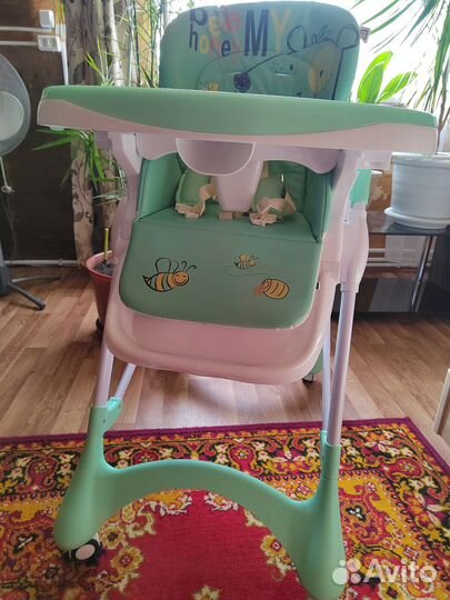 Стульчик для кормления babyton Happy Animals