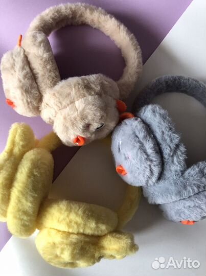 Модные теплые наушники