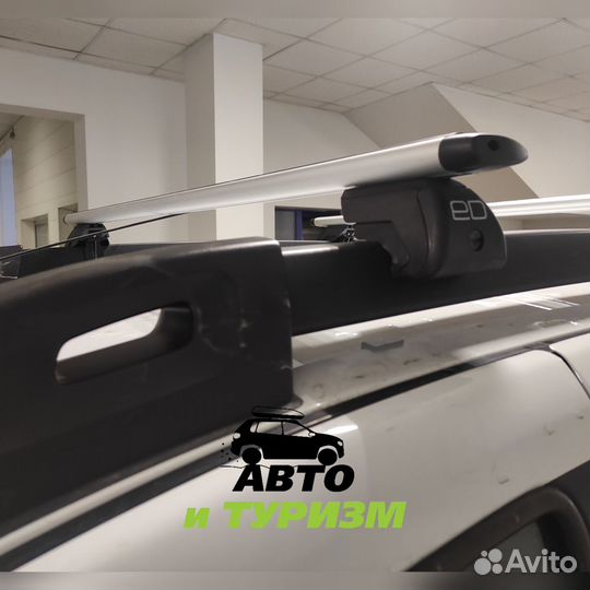 Надёжный багажник на широкий рейлинги для Renault
