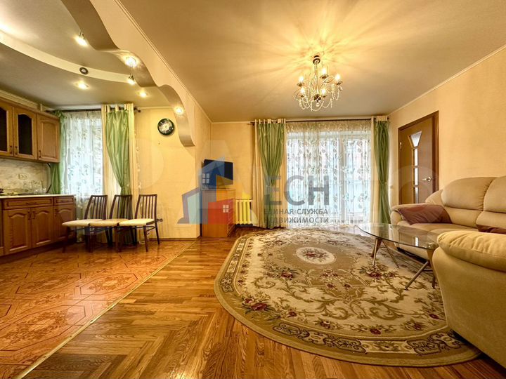 3-к. квартира, 74,4 м², 1/9 эт.